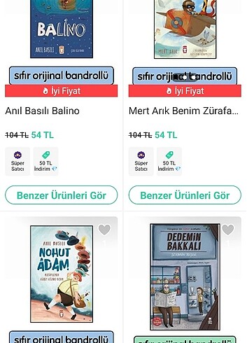 5 kitap 