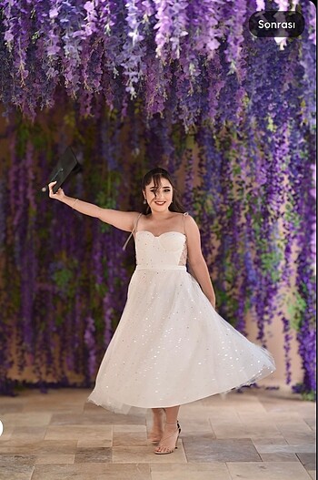 Beyaz mezuniyet nikah davet abiyesi