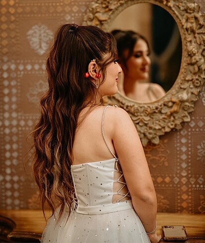 l Beden Beyaz mezuniyet nikah davet abiyesi