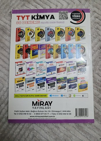 TYT Kimya 30 Deneme Kitabı - Görsel 2