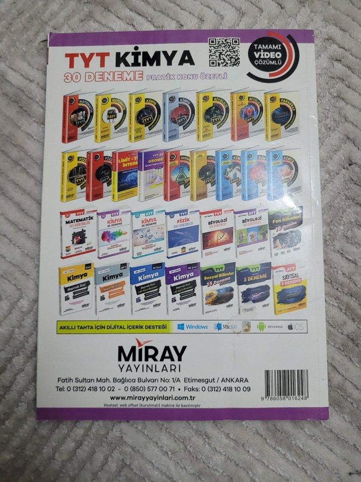 TYT Kimya 30 Deneme Kitabı - Görsel 2