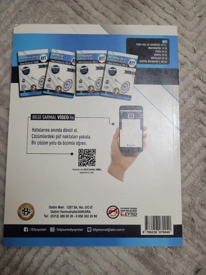 AYT Fizik Branş Denemeleri 25x14 - Görsel 2