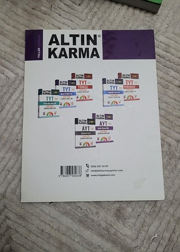 Altın Karma AYT Matematik Çıkmış Sorular ve Matematik deneme - Görsel 2