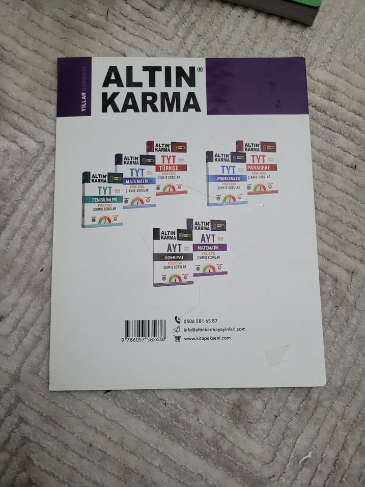 Altın Karma AYT Matematik Çıkmış Sorular ve Matematik deneme - Görsel 2