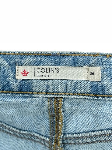 36 Beden mavi Renk Colin's Mini Etek %70 İndirimli.