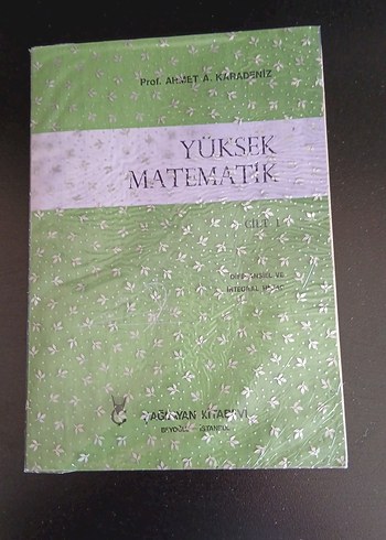 Yüksek Matematik Cilt 1 Kitap