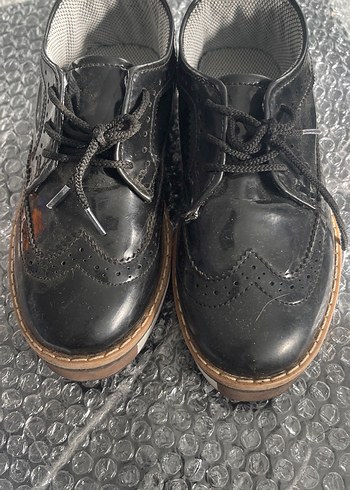 Erkek Çocuk Siyah Yılan Desenli Punk Ayakkabı - Görsel 2