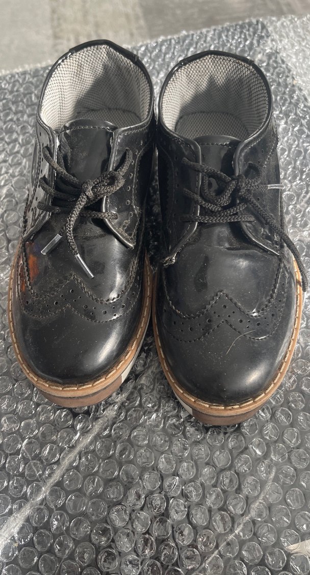 Erkek Çocuk Siyah Yılan Desenli Punk Ayakkabı - Görsel 2