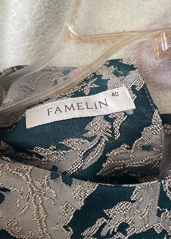 Uzun Yeşil abiye elbise - Görsel 4