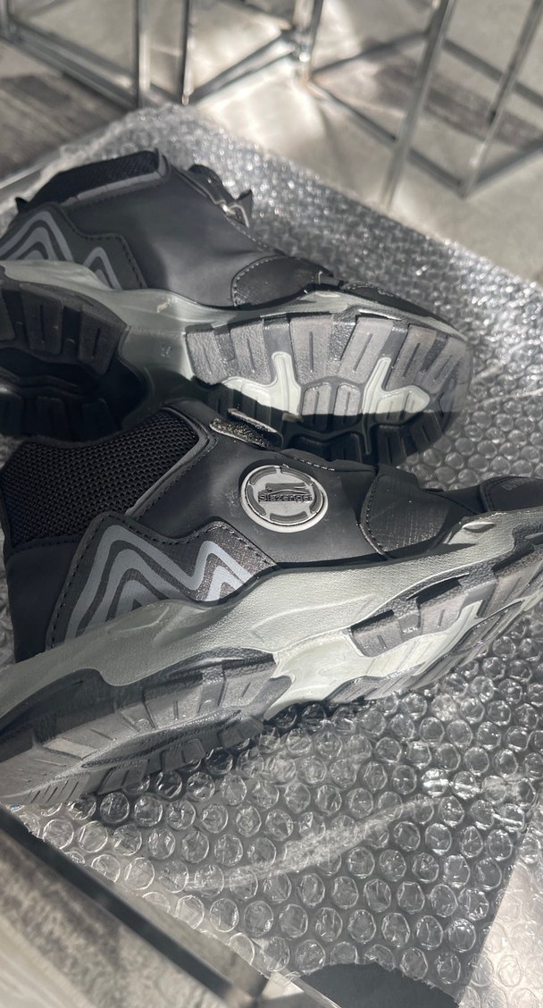 Siyah Gri Slazenger Erkek Çocuk Spor Ayakkabı - Görsel 3