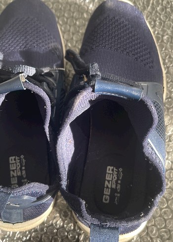 BayanLacivert Spor Ayakkabı Velcro - Görsel 3