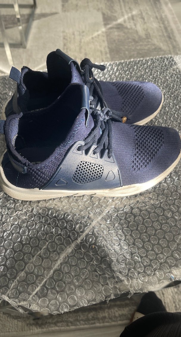 BayanLacivert Spor Ayakkabı Velcro - Görsel 2