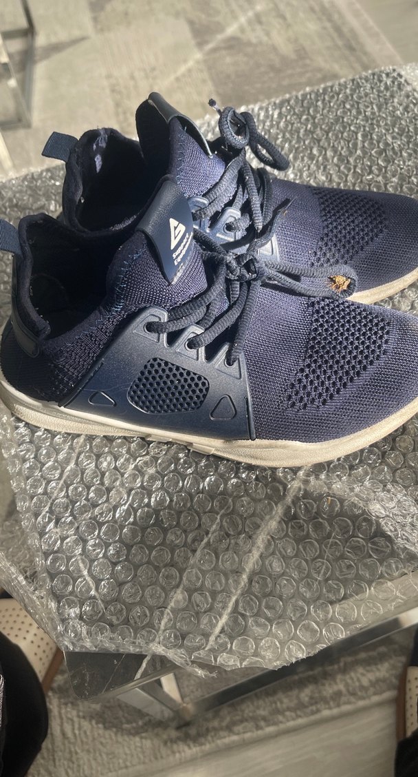 BayanLacivert Spor Ayakkabı Velcro - Görsel 4