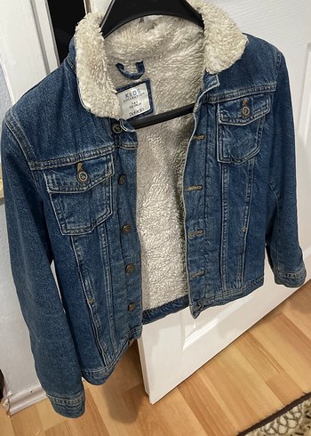 Düğmeli erkek kot Ceket - Görsel 3