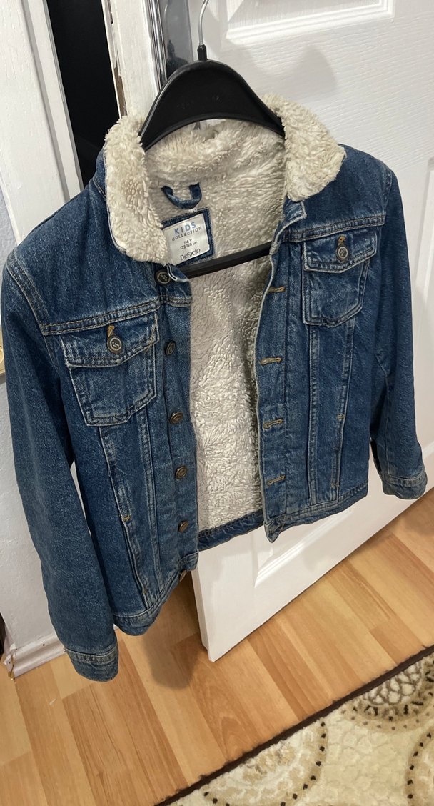 Düğmeli erkek kot Ceket - Görsel 3