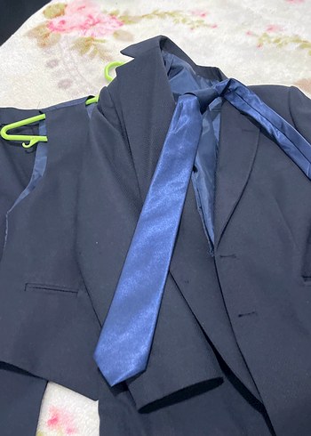 Erkek Mavi Klasik Kesim Takım Elbise - Görsel 5