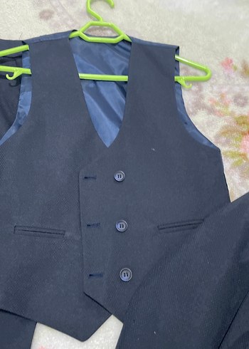 Erkek Mavi Klasik Kesim Takım Elbise - Görsel 3