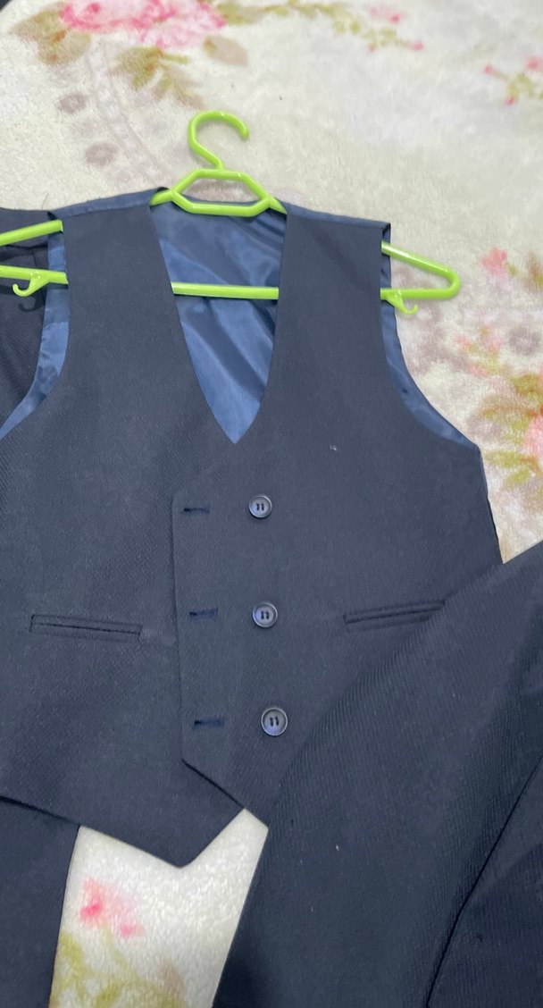 Erkek Mavi Klasik Kesim Takım Elbise - Görsel 3