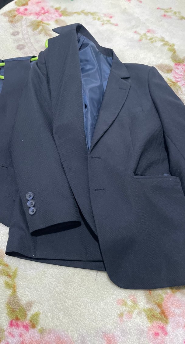 Erkek Mavi Klasik Kesim Takım Elbise - Görsel 4