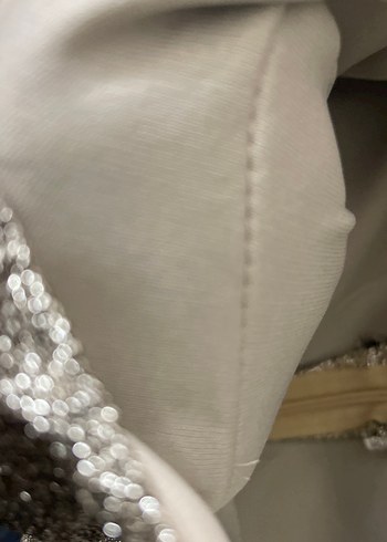 Gri Kemerli Uzun Kadın Abiye Elbise - Görsel 5