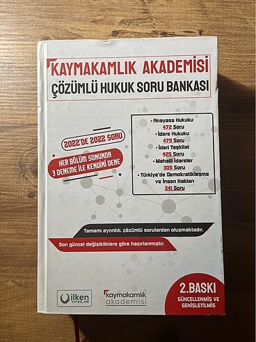 Kaymakamlık soru bankası