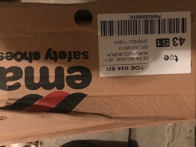 İş ayakkabısı toe 43 numara - Görsel 2