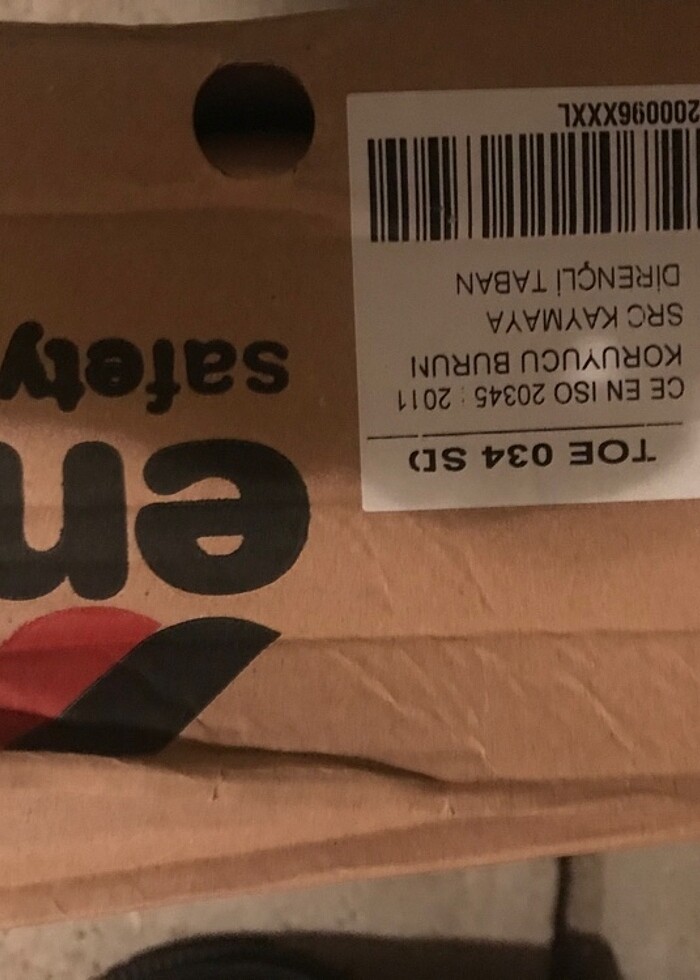 İş ayakkabısı toe 43 numara - Görsel 2