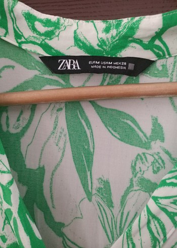 Zara zara Yeşil Elbise
