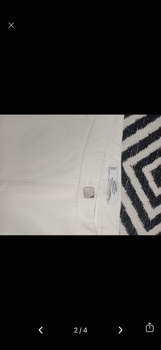 Mango beyaz pantolon - Görsel 2