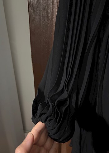 Zara siyah elbise - Görsel 4