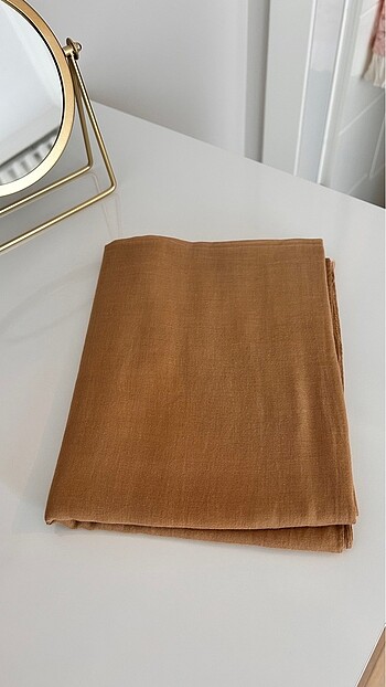 Beden turuncu Renk Freshscarf ince vual