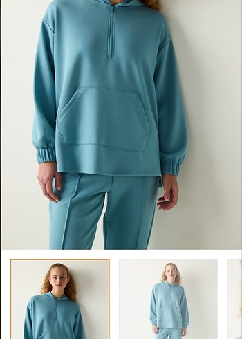 Penti Penti Kadın Kahverengi Fermuarlı Sweatshirt