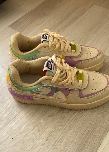 Nike Pastel Bağcıklı Spor Ayakkabı