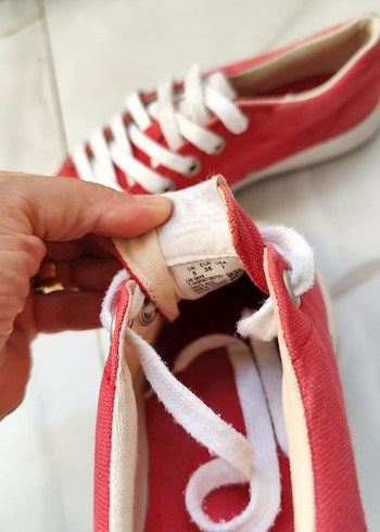 Lacoste Kırmızı Bağcıklı Kadın Spor Ayakkabı