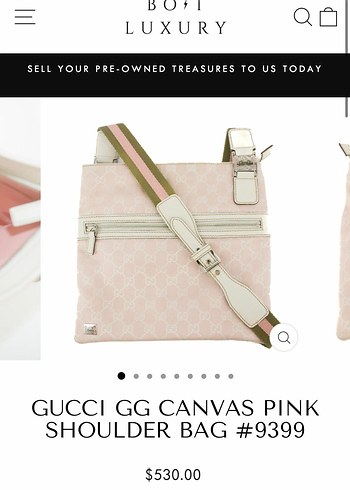 Beden Gucci monogram crossbody vintage çanta