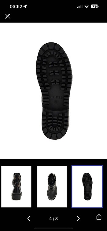 37 Beden siyah Renk Guess Bot