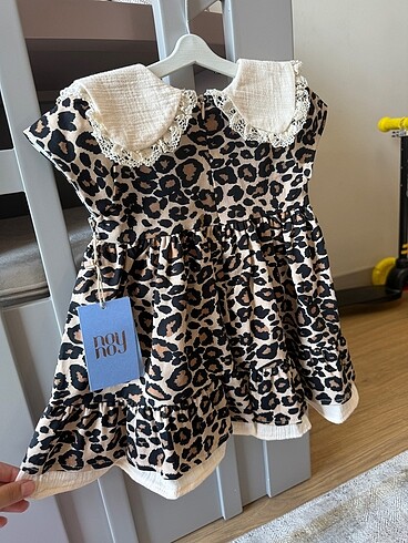 Bebek Leopar Elbise - Görsel 2