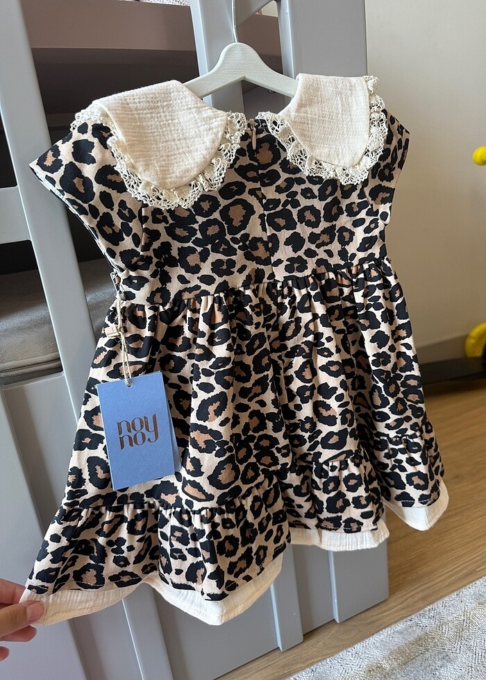 Bebek Leopar Elbise - Görsel 2