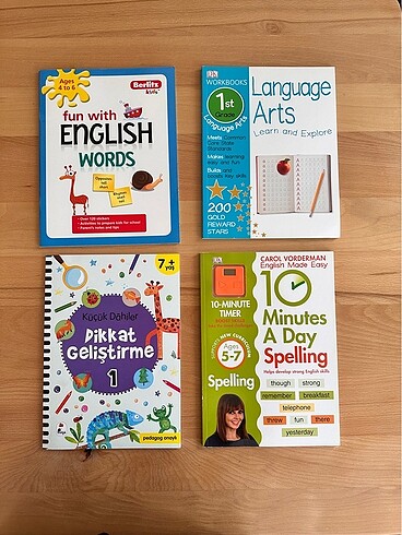 3 İngilizce 1 Türkçe Kitap