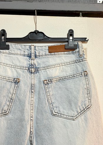 36 Beden Ekstra yüksek bel mom jean