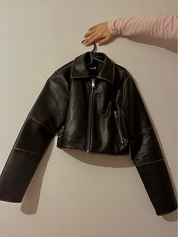 Pull and Bear Pull & Bear deri ceket
