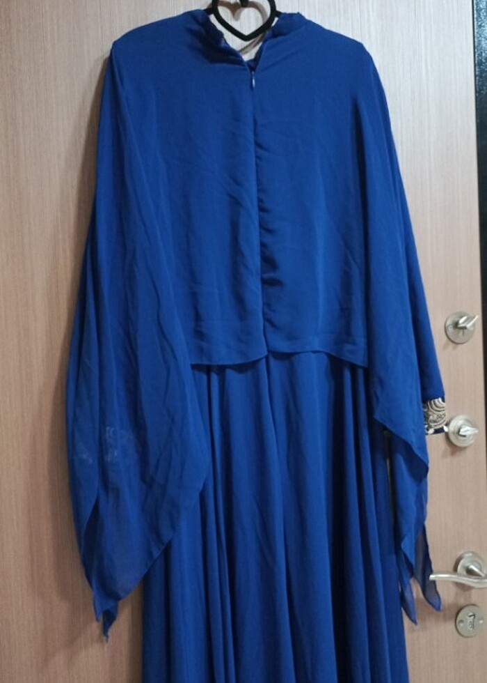 Şifon tesettür abiye - Görsel 5