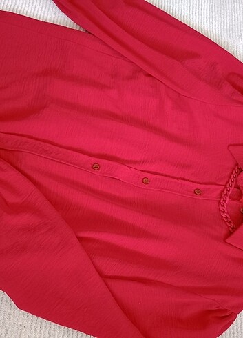 Etiketli balon kol ayrobin gömlek  - Görsel 3