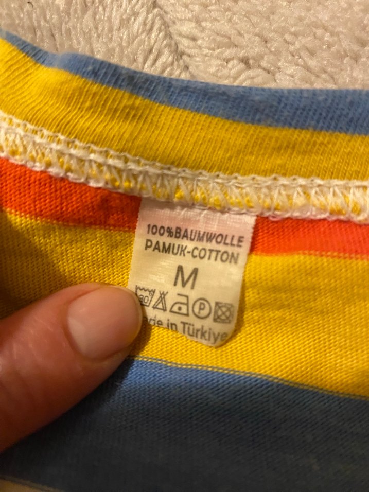 Renkli Çizgili Uzun Kollu Tişört - Görsel 4