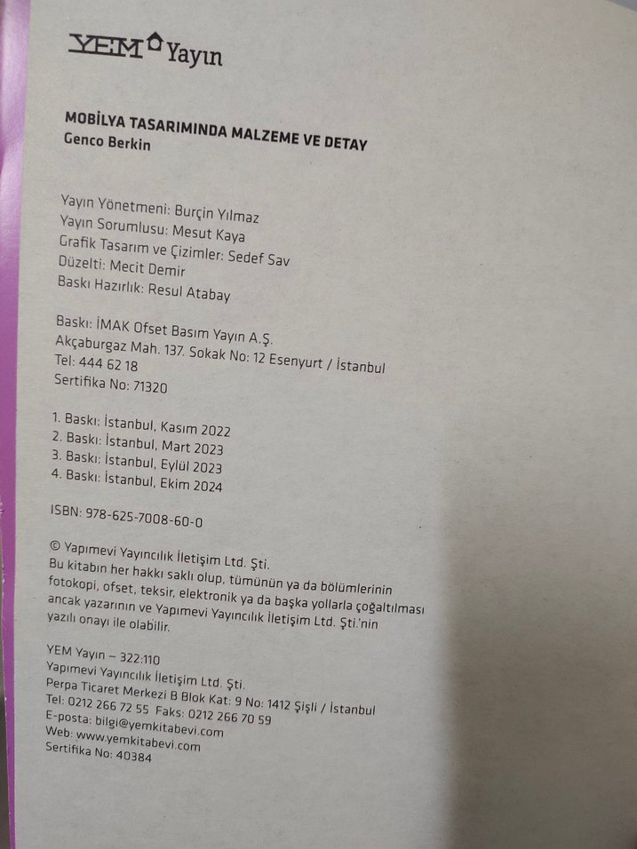 Mobilya Tasarımında Malzeme ve Detay Kitabı - Görsel 3