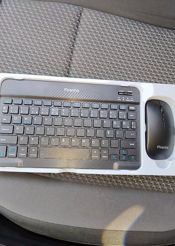 Beden Piranha 2'si 1 Arada Kablosuz Klavye ve Mouse