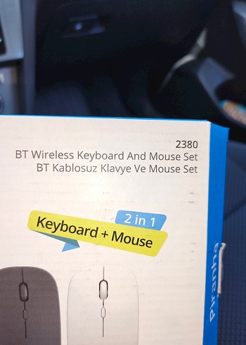 Piranha Piranha 2'si 1 Arada Kablosuz Klavye ve Mouse