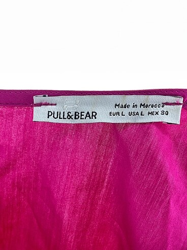 l Beden pembe Renk Pull and Bear Bluz %70 İndirimli.