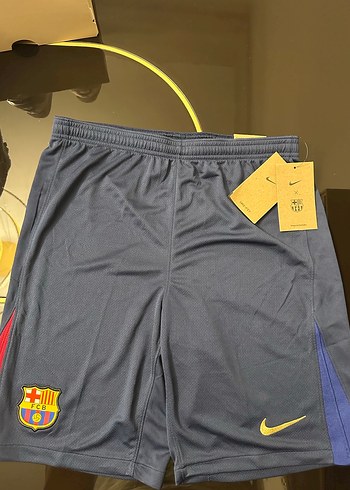 FC Barcelona Gri Spor Şort