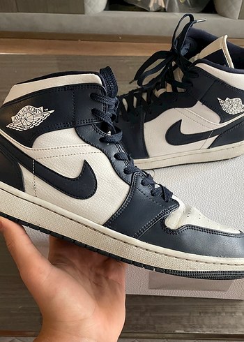tek ebat Beden Nike air jordan 1 mid num:47